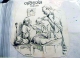 2 Sketch on Paper by Satyajit Ray